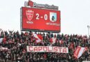 Infografica con l'analisi della vittoria Monza Entella 2-0 e l'aggancio in vetta alla classifica di Serie B.